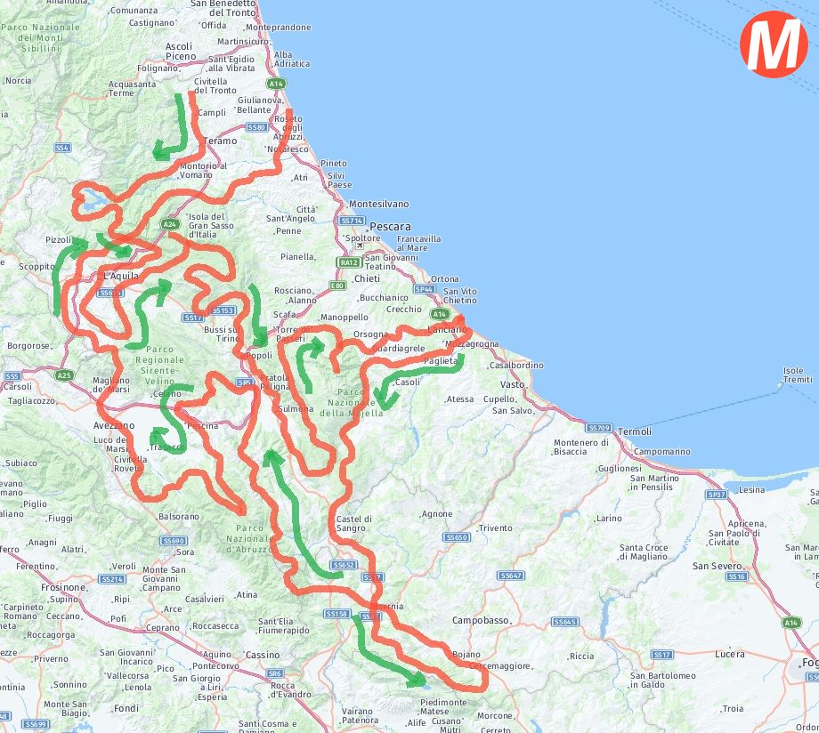 AbruzzoInMotoItinerarioInMotoInAbruzzo