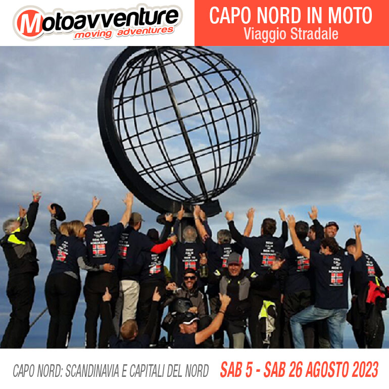 CAPO NORD in moto quadrato