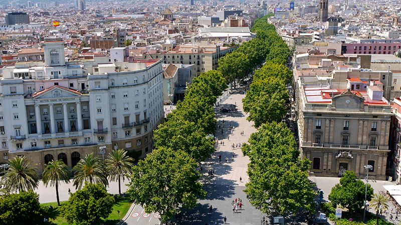 la rambla barcellona motoavventure viaggi in moto spagna