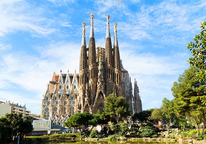 sagrada familia barcellona motoavventure viaggi in moto spagna